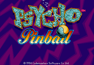 Psycho Pinball (September 1994) Title Screen